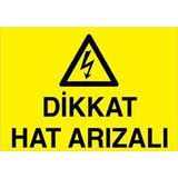 1Beyaz Reklam Uyarı Tabelası - 50x70 Foreks - E60