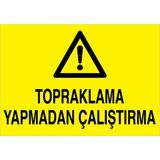 1Beyaz Reklam Uyarı Tabelası - 70x100 Alüminyum Kompozit Panel - E63