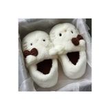 1blood Kahverengi Hello Kitty Yumuşak Tüylü Peluş Panduf Terlik