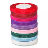 1Cm X 50Metre Duz Organze Kurdela