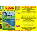 1'den 2'ye Geçenler 12 Haftalık Yaz Tatili Hazırlık Kitabı Birlikte Gönderilir: Tablet Kalem