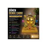 1DepoBu Dönen Denge Çarkı Dekoratif Masaüstü Ofis Aksesuarı Stres Azaltıcı