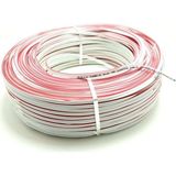 1Kablo HASGÜL 2 x 0.75 MM Yassı Kordon Kablo 100 Metre Elektrik Kablosu ile Güvenli Bağlantılar
