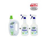 1lt Sıvı Beyaz Sabun & Solveco 1lt Yüksek Performanslı Yüzey Temizleyici Ve Yağ Çözücü 2'li Set