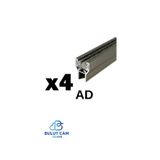 1M-4Ad.-Cam Balkon Aluminyum Fitil Buyuk - H