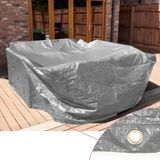 (1m x 2.5m x 1m) Gri Bahçe Mobilya Koruma Örtüsü Su Geçirmez Branda - (1m x 2.5m x 1m)