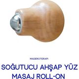 1sen Art & Beauty Soğutucu Ahşap Yüz Masaj Rollonu – Şişlik, Morluk ve Ince Çizgi Karşıtı Ahşap Metal Uç Roller