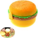 1sence Consept Hamburger Tasarımlı Beslenme Kabı