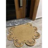 1seul Serisi Jüt, Desenli Kapı Önü, Paspas, Banyo Paspası, Balkon Paspası / Hediyelik, Ev Eşyası - Hasır - 80 x 90 cm