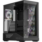 1st Player Gm7 Btf Siyah Argb 4X12CM Fan Temperli Cam USB 3.0 Type-C Atx Kasa - Tek Seçenek