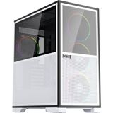 1st Player If8 Btf Beyaz Argb 4X12CM Fan Ters Çevirilebilir Temperli Cam Mesh Panel E-Atx Kasa