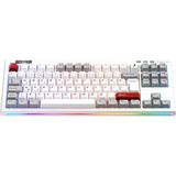 1st Player NEO87 Tkl Beyaz Rgb Lavender Switch Hotswap Kablosuz Wireless + Bluetooth Türkçe Mekanik Oyuncu Klavyesi