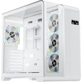 1st Player Rt7 Beyaz Dıgıtal 850W 80+ Gold Full Modüler 4X12CM Argb 3 Taraflı Temperli Cam USB 3.0 - Type C Atx Kasa - Siyah - 200 W