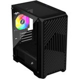 1ST Player Trilobite T5 Siyah 650W 80+ ARGB 4X12CM Fan Temperli Cam Mesh USB 3.0 mATX Kasa