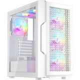 1st Player Trılobıte T7 Beyaz 650W 80+ Argb 4X12CM Fan Temperli Cam Mesh USB 3.0 Atx Kasa - Siyah - 200 W