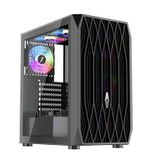 1stplayer Ariya AY7 Siyah 650W 80+ ARGB 4x12 cm Fan Temperli Cam Mesh USB 3.0 ATX Bilgisayar Kasası