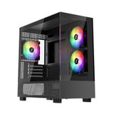 1stplayer Miku Mi5 750W 80+ Atx 3.1 Silver Argb 6x12 cm Fan Temperli Cam USB 3.0 Siyah M-Atx Kasa