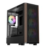 1stplayer WD5 750W 80+ Silver Atx 3.1 Argb 4x12 cm Fan Temperli Cam USB 3.0 Siyah Atx Kasa