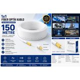 1x1 Fiber Internet Kablosu- Obk ( 150 ) Metre - 150 Metre
