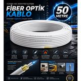 1x1 Fiber Optik Kablo Bina Içi Obk 50 Metre Beyaz
