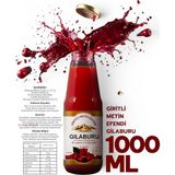 1x1000 ml Gilaburu Suyu Cam Şişe Giritli Metin Efendi - 1 lt