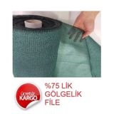 1X2 M File Gölgelik %75 Lik Gölgeleme Filesi Ağaç Koruma Dolu Ve