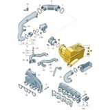 2.0 Dizel BKP Hava Filtre Kutusu 3C0129607AQ VW Passat B6 ile uyumlu 2006-2011