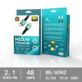 2.1 Versiyon Hdmi Kablo 1.5 Metre 8k Hdmi Kablo