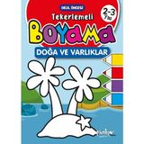 2-3 Yaş Tekerlemeli Boyama Doğa Ve Varlıklar / Buçe Dayı