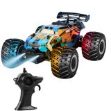 2.4 GHz Uzaktan Kumandalı Şarjlı Led Işıklı Drift Atan 20 Km Hız Yapan Off Road Araba (Mavi)