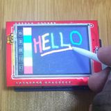 2.4 inch 320x240 Arduino TFT Lcd Shield + Resiztif Dokunmatik + MicroSD Soket Reset Butonu 18bit 262K Renk 2.4” TFT Grafik Ekran Mega 2560