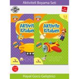 2-4 Yaş Aktivite Kitabım Evde Etkinlik Seti - Feyyaz Ulaş