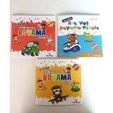 2-4 Yaş Boyama Kitabı Etkinlik Seti (3 Kitap)