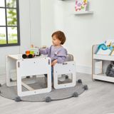 2-4 Yaş Kumru Montessori Çocuk Oyun, Çalışma, Aktivite Masası Ve Sandalyesi / Beyaz