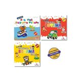 2-4 Yaş Örnekli Etkinliklerle Boyama Seti (3 Kitap)