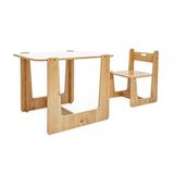 2-4 Yaş Turna Ahşap Montessori Aktivite Oyun Çalışma Masa Ve Sandalye Seti(1 Masa+1 Sandalye)