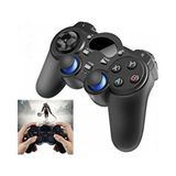 2.4ghz android telefon tablet tv usb kablosuz joystick oyun denetleyici kolu gamepad pc tv box ps3 - Siyah