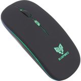 2, 4ghz Bluetooth Wireless Kablosuz Sessiz Mouse Siyah Işıklı