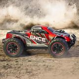 2.4GHz Uzaktan Kumandalı 1:16 Ölçek 40 Km Hız Yapabilen Şarjlı 4x4 Metal İç Aksamlı Off-Road Araba (K.Kırmızı)