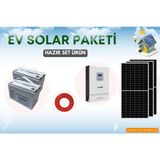 2.4kW SOLAR GÜNEŞ ENERJİ PAKETİ BAĞ BAHÇE DAĞ EVİ HOBİ EVLERİ KARAVAN