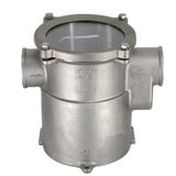 2.5 "316L Paslanmaz Çelik Deniz Suyu Süzgeci BSPP Deniz Suyu Filtresi | Motor soğutma, jeneratörler, AC ve yıkama sistemleri için yeniden kullanılabilir örgü sepet