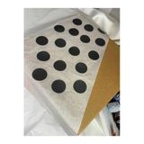 2.5 Cm - 100 Adet Siyah Puantiye Boş Etiket Yuvarlak Writable Labels Blank Işaret Küçük Sticker