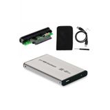 2.5 Inc Sata Harddisk Kutusu - Sata Hdd Hard Disk Kutu Gri - Kilifli