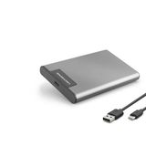 2.5 Inç Sata Hdd/Ssd Harici Disk Kutusu Usb 3.0 Type-C Rgb - Gümüş Hdx1782
