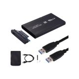 2.5 Inç Usb 3.0 Sata Harddisk Hdd Kutusu 5 Gbps + Kılıf - Siyah