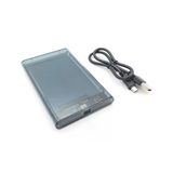 2.5-inch Hard Disk (hdd) Kutusu - Usb 2.0 Sata 480 Mbps - Plastik - Şeffaf
