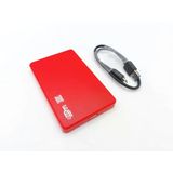 2.5-İnch Hard Disk (Hdd) Kutusu - Usb 3.0 Sata 4.8 Gbps - Plastik - Kırmızı