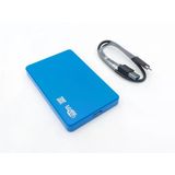 2.5-İnch Hard Disk (Hdd) Kutusu - Usb 3.0 Sata 4.8 Gbps - Plastik - Mavi