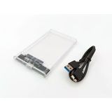2.5-inch Hard Disk (hdd) Kutusu - Usb 3.0 Sata 4.8 Gbps - Plastik - Şeffaf
