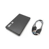 2.5-İnch Hard Disk (Hdd) Kutusu - Usb 3.0 Sata 4.8 Gbps - Plastik - Siyah